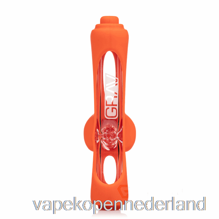 Elektronische Sigaret Vape Grav Mini-stoomwals Met Siliconen Huid Scharlaken Oranje